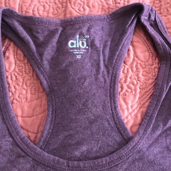 ALO tank maroon XS - Picture 2 of 7